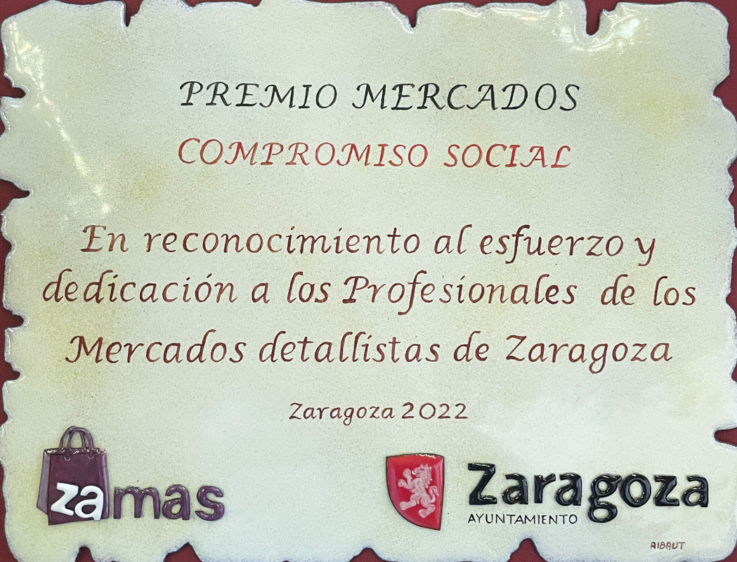Lee más sobre el artículo Premio Zamas al comercio con mayor compromiso social de Zaragoza